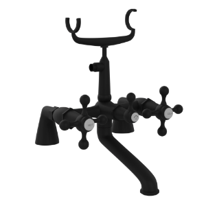 Picture of Bath Tub Mixer (Exposed Straight Legs) - Black Matt