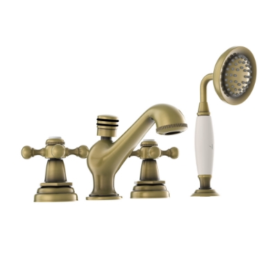 Picture of 4-Hole Bath Tub Mixer - Antique Bronze