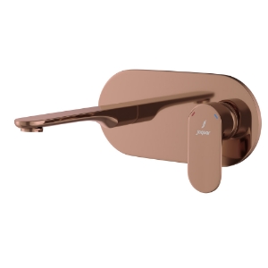 Picture of Exposed Part Kit of Single Lever Basin Mixer Wall Mounted - Blush Gold PVD