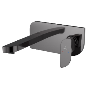 Picture of Exposed Part Kit of Single Lever Basin Mixer Wall Mounted - Black Chrome