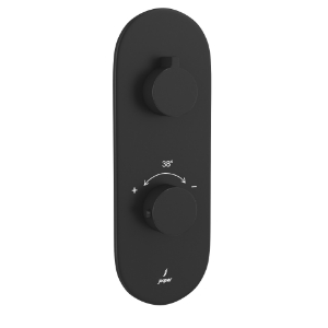 Picture of Aquamax Thermostatic Shower Mixer- Black Matt