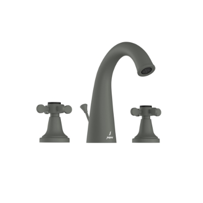 Picture of 3-Hole Basin Mixer with Popup Waste System - Graphite