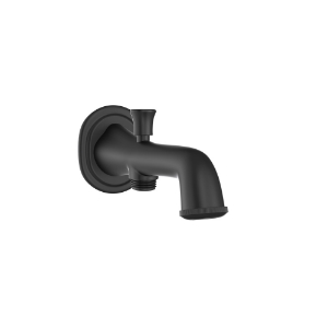 Picture of Bath Tub Spout with Button attachment - Black Matt