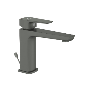 Picture of Single Lever Basin Mixer with Popup Waste -  Graphite