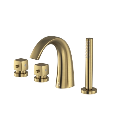 Picture of Thermostatic Bath and Shower Mixer - Antique Bronze