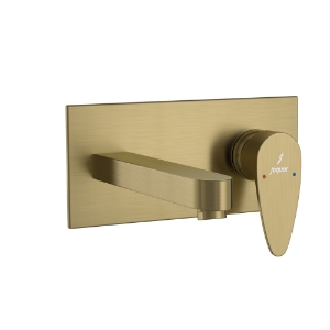Picture of Exposed Part Kit of Single Lever Basin Mixer Wall Mounted - Antique Bronze