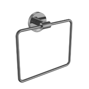 Picture of Towel Ring Square with Round Flange - Black Chrome