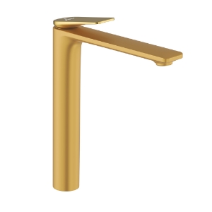 Picture of Single Lever Tall Boy - Lever: Gold Bright PVD | Body: Gold Matt PVD