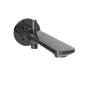 Picture of Bathtub Spout with Button Attachment - Black Chrome