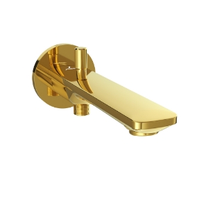 Picture of Bathtub Spout with Button Attachment - Gold Bright PVD