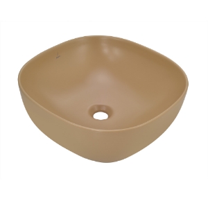 Picture of Thin Rim Table Top Basin - Beige Matt