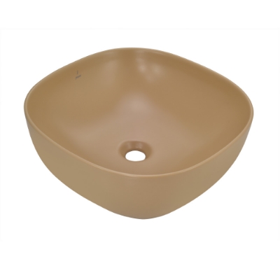 Picture of Thin Rim Table Top Basin - Beige Matt