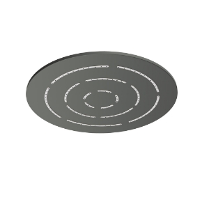 Picture of Round Shape Single Flow Maze Overhead Shower - Graphite