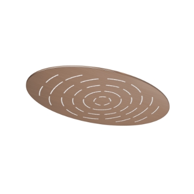 Picture of Maze Overhead Shower 340X220mm Oval Shape Single Flow - Antique Copper