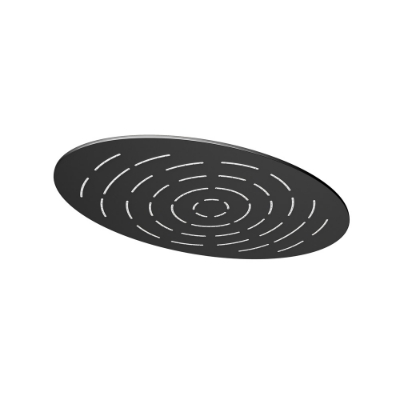 Picture of Maze Overhead Shower 340X220mm Oval Shape Single Flow - Black Matt