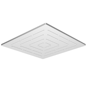 Picture of Square Shape Single Flow Maze Overhead Shower - Chrome
