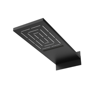 Picture of Water Fall Overhead Shower - Black Matt