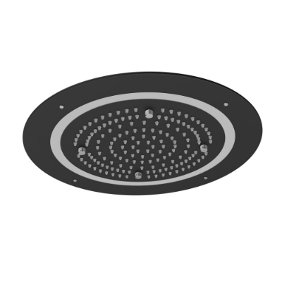 Picture of Duoflo Shower Round Shape - Black Matt