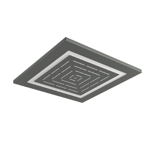 Picture of Maze Prime Square Shape - Graphite