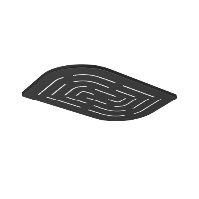 Picture of Alive Maze Overhead Shower - Black Matt