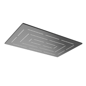 Picture of Maze Overhead Shower - Black Chrome