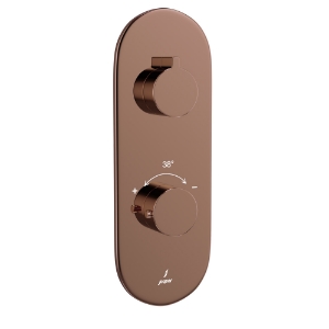 Picture of Aquamax Thermostatic Shower Mixer- Blush Gold PVD