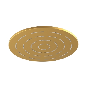 Picture of Round Shape Single Flow Maze Overhead Shower - Gold Matt PVD