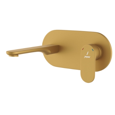 Picture of Exposed Part Kit of Single Lever Basin Mixer Wall Mounted - Gold Matt PVD