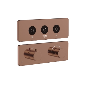 Picture of Exposed Part Kit of Cloud Touch Shower System - Blush Gold PVD