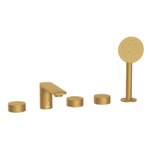 Picture of 5-Hole Bath Tub Mixer - Gold Matt PVD