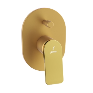 Picture of Single Lever Concealed Divertor - Lever: Gold Bright PVD | Body: Gold Matt PVD