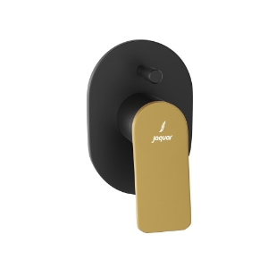 Picture of Single Lever Exposed Parts Kit of Hi-flow Diverter - Lever: Gold Matt PVD | Body: Black Matt