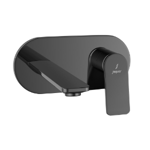 Picture of Exposed Part Kit of Single Lever Basin Mixer Wall Mounted - Black Chrome