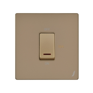 Picture of One Gang 32A Dp Switch - Gold