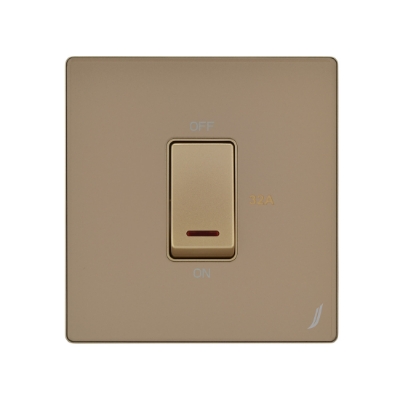 Picture of One Gang 32A Dp Switch - Gold