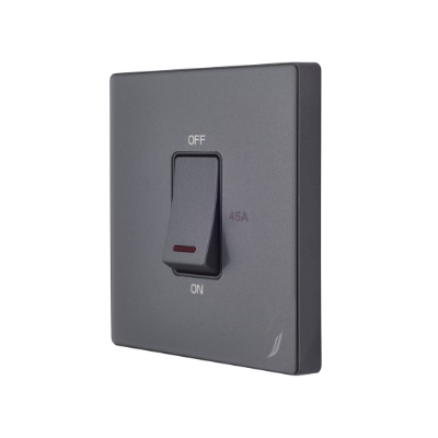 Picture of One Gang 45A Dp Switch - Grey