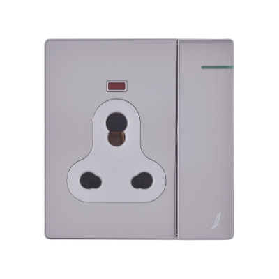 Picture of Three Pin Socket With Indicator And Big Switch