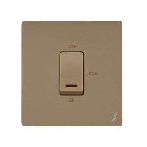 Picture of 32A Dp Switch - Gold