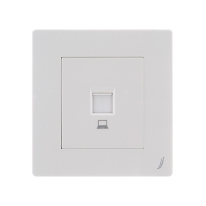 Picture of One Way Computer Socket - White