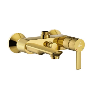 Picture of Single Lever Wall Mixer - Gold Bright PVD