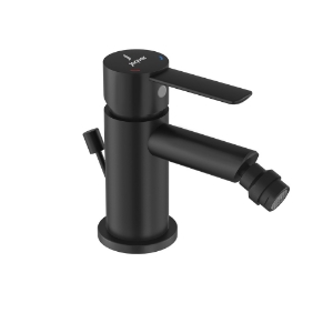 Picture of Single Lever 1-Hole Bidet Mixer with Popup Waste System - Black Matt