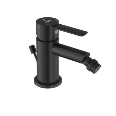Picture of Single Lever 1-Hole Bidet Mixer with Popup Waste System - Black Matt
