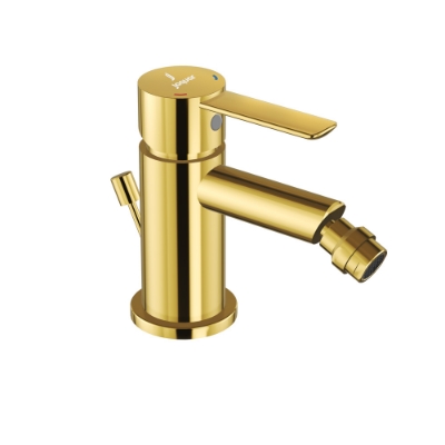 Picture of Single Lever 1-Hole Bidet Mixer with Popup Waste System - Gold Bright PVD