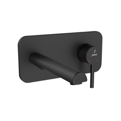 Picture of Exposed Part Kit of Single Lever Basin Mixer Wall Mounted  - Black Matt