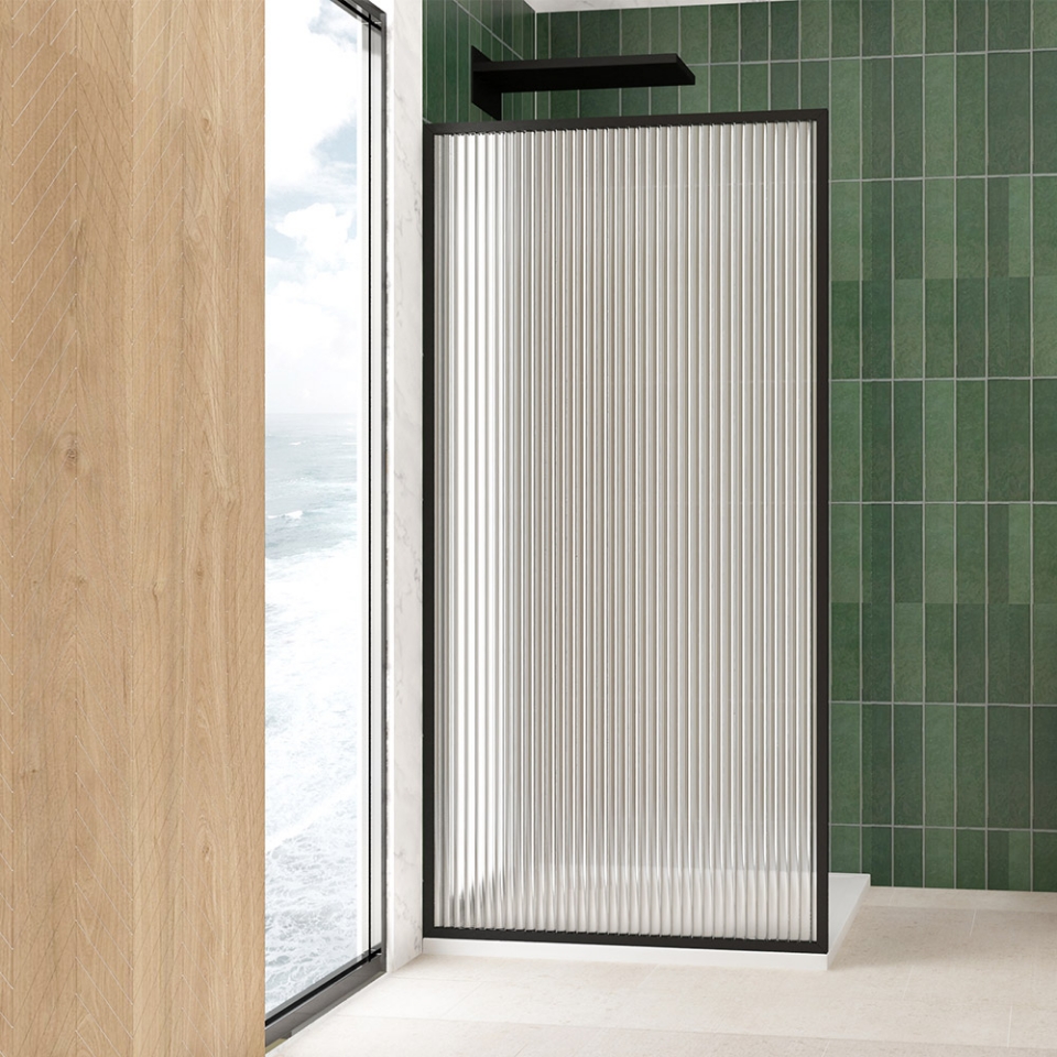 Picture of Alpha Walk in Panel - Black Matt