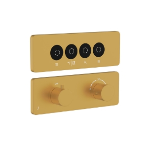 Picture of Exposed Part Kit of Cloud Touch Shower System - Gold Matt PVD